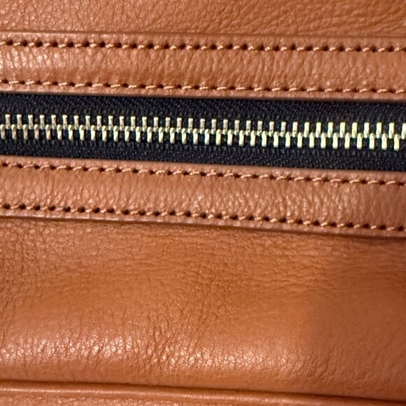 COACH Weekend Travel Kit Pouch, Saddle color - Picture 8 of 13